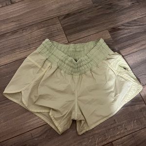 size 10 neon shorts so flattering